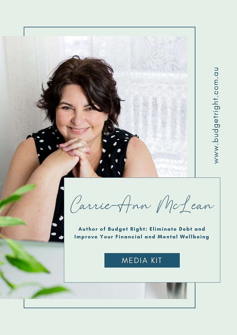 Carrie-Ann McLean Budget Right Author - Media Kit